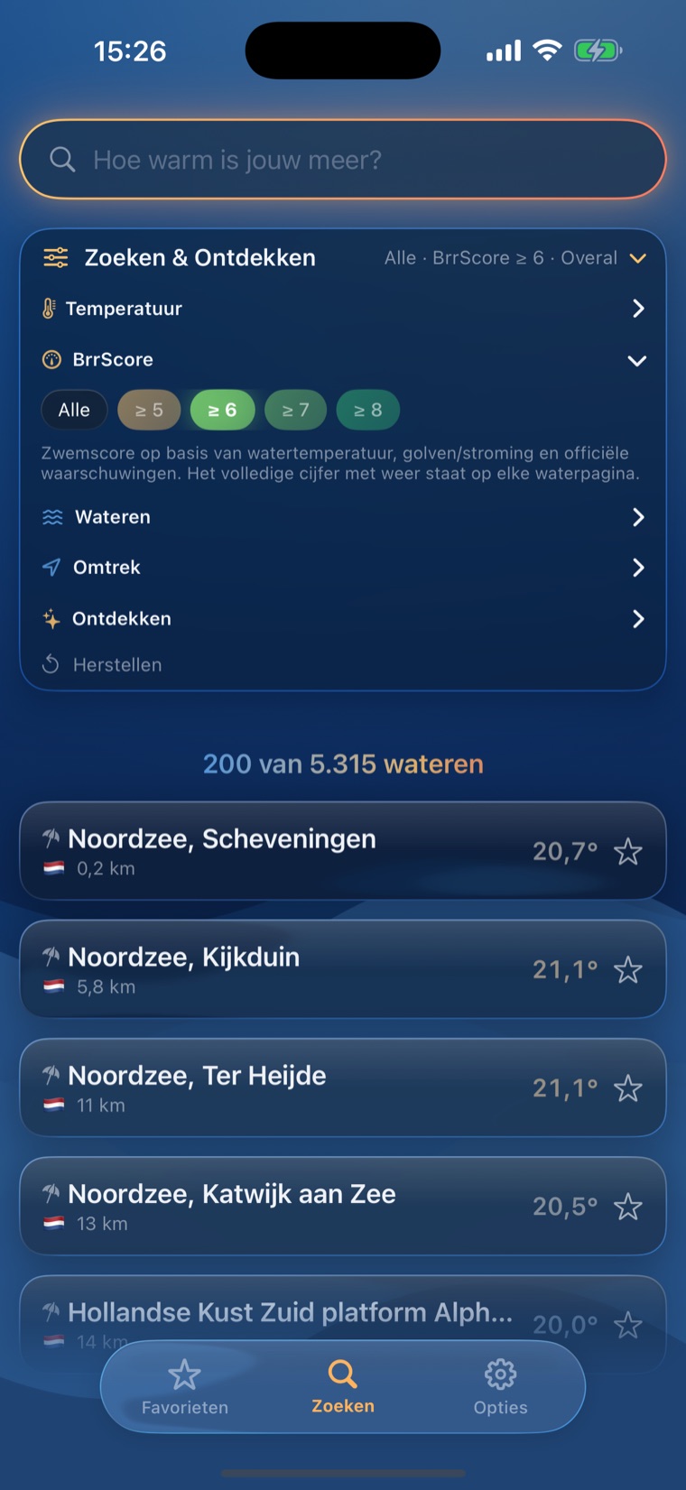 BrrChecker BrrScore-zoekfilter